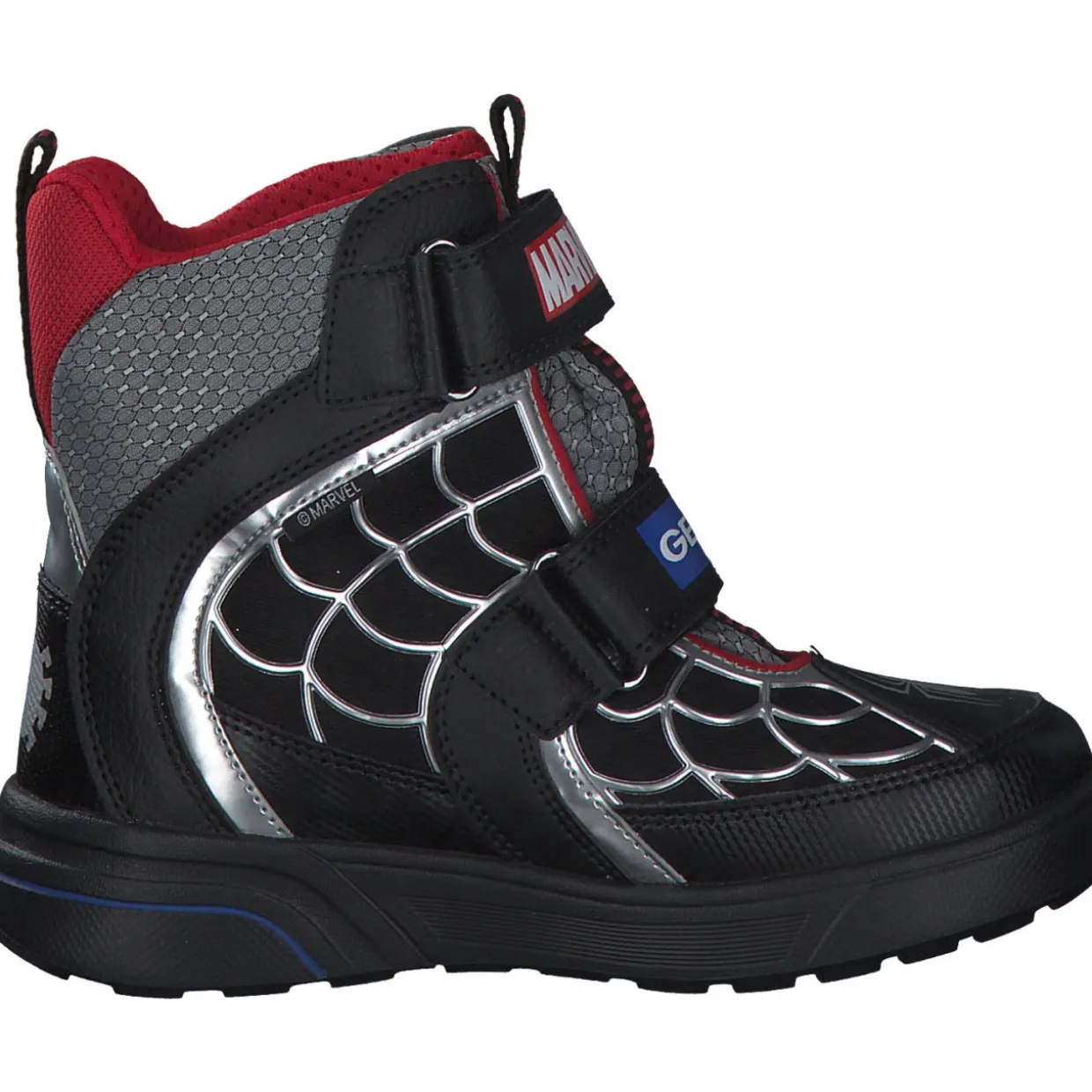 Geox J267UA, Stiefeletten (Kinder), Kinder, BLACK/RED
