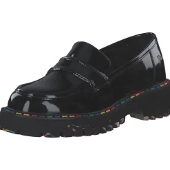 2 Go Shoes 8983401-902, Mokassins, Damen, schwarz (lack)