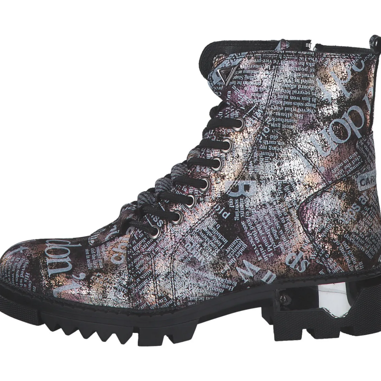 2 Go Shoes 8063501-99, Stiefeletten, Damen, metallic bedruckt