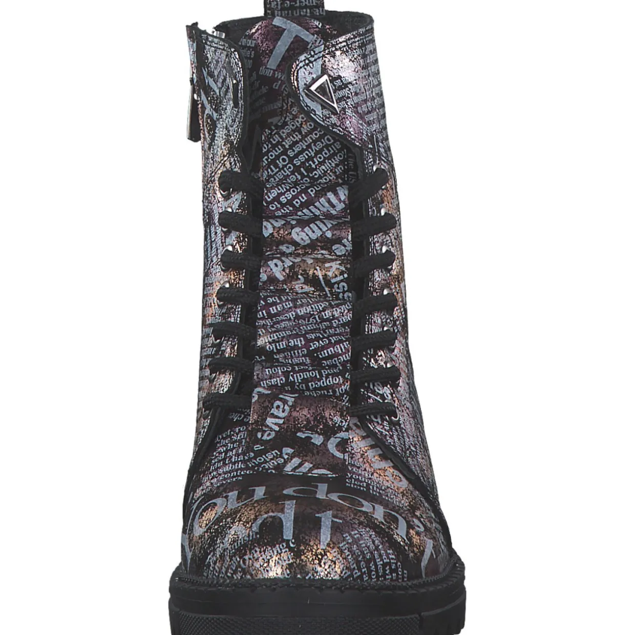 2 Go Shoes 8063501-99, Stiefeletten, Damen, metallic bedruckt