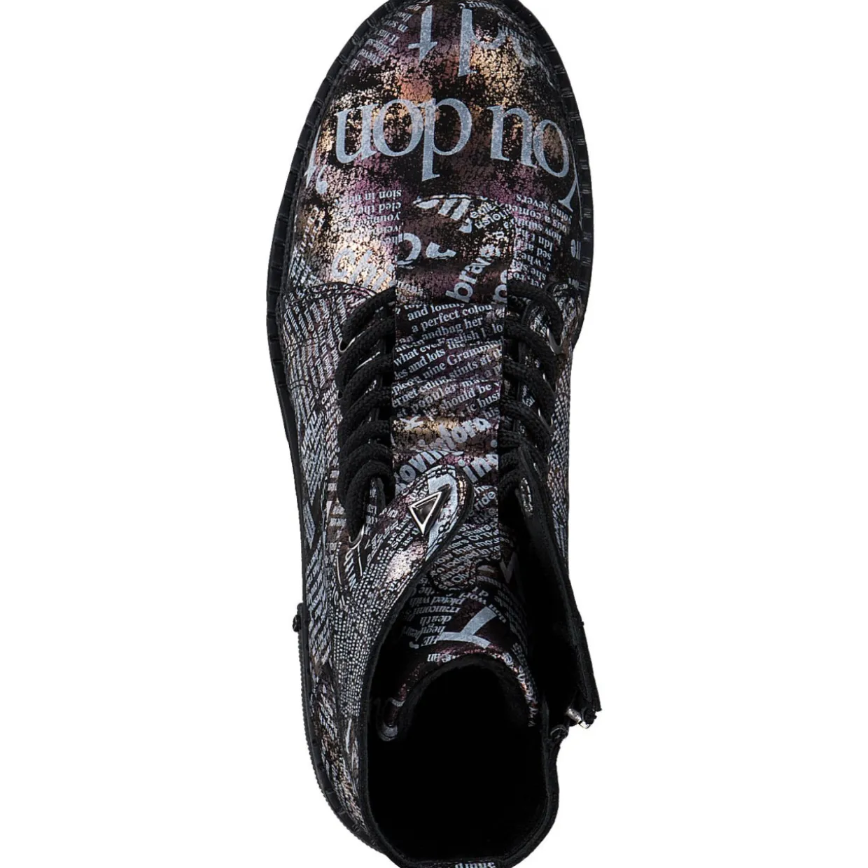 2 Go Shoes 8063501-99, Stiefeletten, Damen, metallic bedruckt