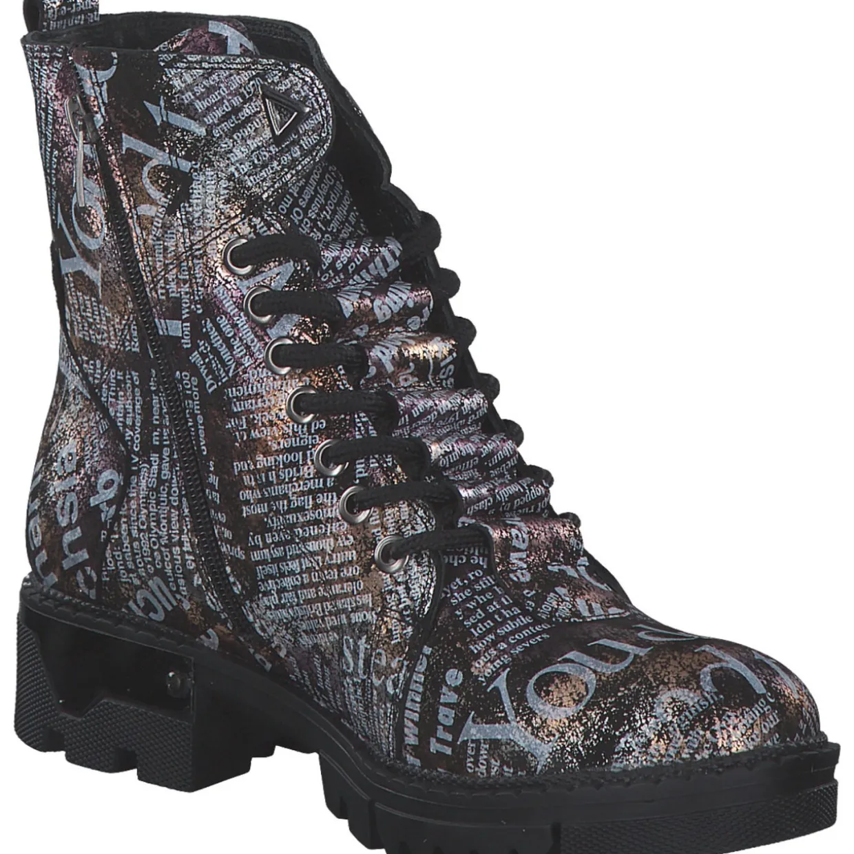 2 Go Shoes 8063501-99, Stiefeletten, Damen, metallic bedruckt