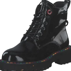 2 Go Shoes 8983501-902, Stiefeletten, Damen, schwarz (lack)