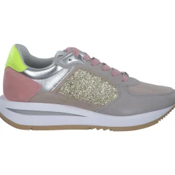 Guess Energy2 FLPE2G, Schnürschuhe, Damen, pink gold