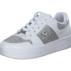 Guess FLFNRS-ELE12 NARESA2, Schnürschuhe, Damen, Weiß (White)