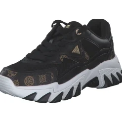 Guess FLTNOW-FAL12, Schnürschuhe, Damen, Schwarz