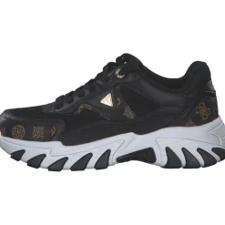 Guess FLTNOW-FAL12, Schnürschuhe, Damen, Schwarz