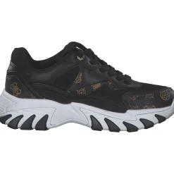 Guess FLTNOW-FAL12, Schnürschuhe, Damen, Schwarz