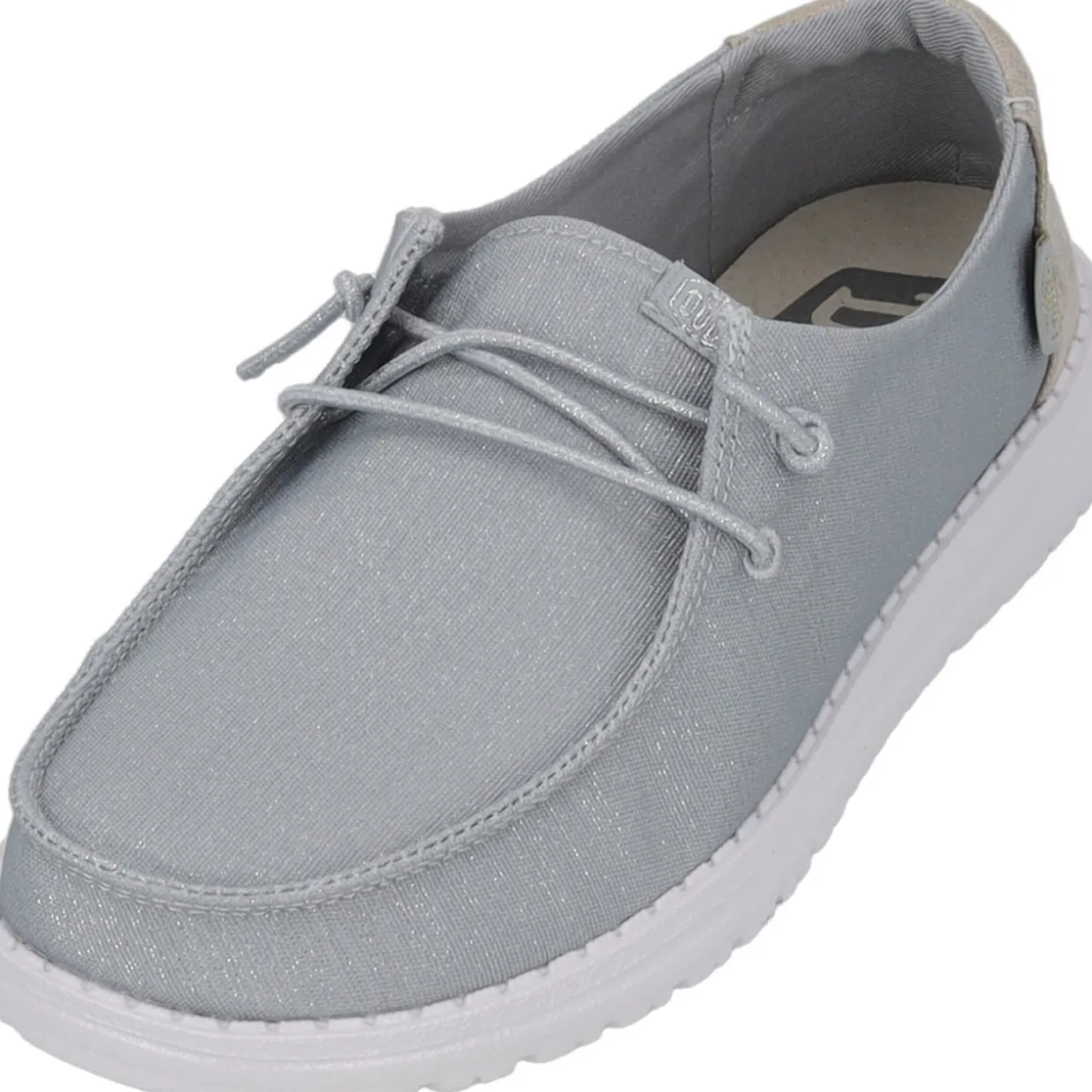 Hey Dude 40079, Schnürschuhe, Damen, hellgrau