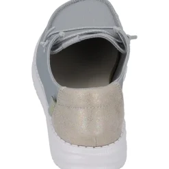 Hey Dude 40079, Schnürschuhe, Damen, hellgrau