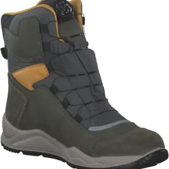 IMAC 681689-00930/038, Winterstiefel, Kinder, waldgrün/ockergelb