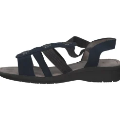 Jana Shoes 28165, Keilsandaletten, Damen, navy