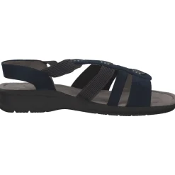 Jana Shoes 28165, Keilsandaletten, Damen, navy