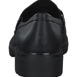 Jana Shoes 24763, Mokassins, Damen, Schwarz
