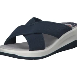 Jana Shoes 27260, Plateau-Pantoletten, Damen, navy