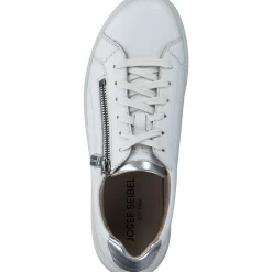 Josef Seibel Megan 01 96301, Schnürschuhe, Damen, WEISS-SILBER