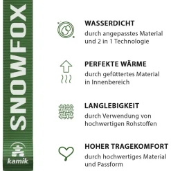Kamik Snowfox 3WP NF8403/NF4403 W, Winterstiefel, Kinder, grape orchid-raisin orchidee