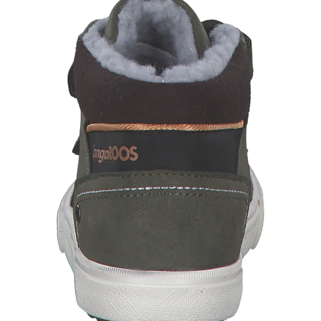 KangaROOS 02114/8037 KaVu Primo V, Lauflernschuhe, Kinder, olive/flame