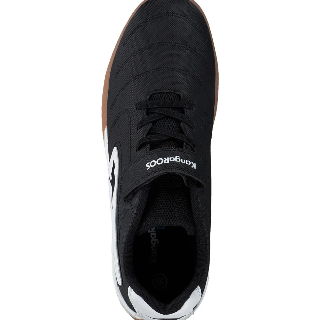KangaROOS 10076-5012 K5-Drib EV jet, Sportliche Slipper, Kinder, jet black/white