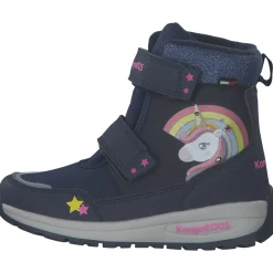 KangaROOS 10233/4193 K-PE Candela V RTX SL, Winterstiefel, Kinder, dk navy/daisy pink unicorn