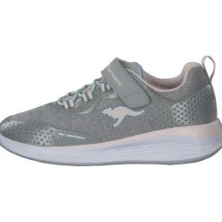KangaROOS KQ-Fleet EV 18715, Sneakers Low, Kinder, Grau (Vapor Grey/Frost Pink)