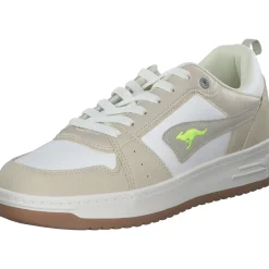 KangaROOS 30059-1080, Schnürschuhe, Damen, beige / limetta