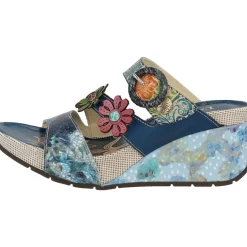 Laura Vita Barry 05, Plateau-Pantoletten, Damen, jeans