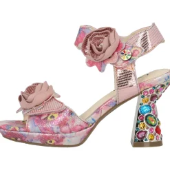 Laura Vita Hicao 624, Plateau-Sandaletten, Damen, Rosa
