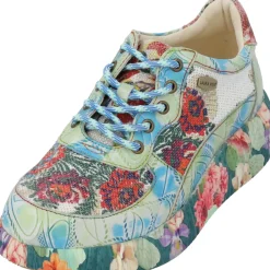 Laura Vita Nikito 02, Schnürschuhe, Damen, Mehrfarbig/Blau
