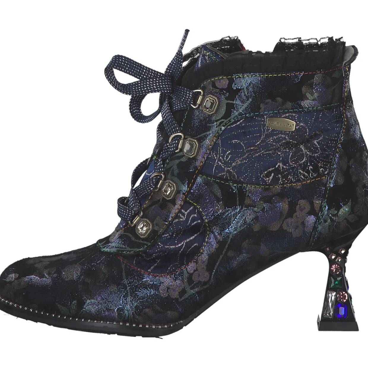 Laura Vita OLIVEO-03, Stiefeletten, Damen, BLEU