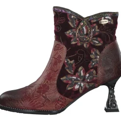 Laura Vita Oliveo 01, Stiefeletten, Damen, Rot