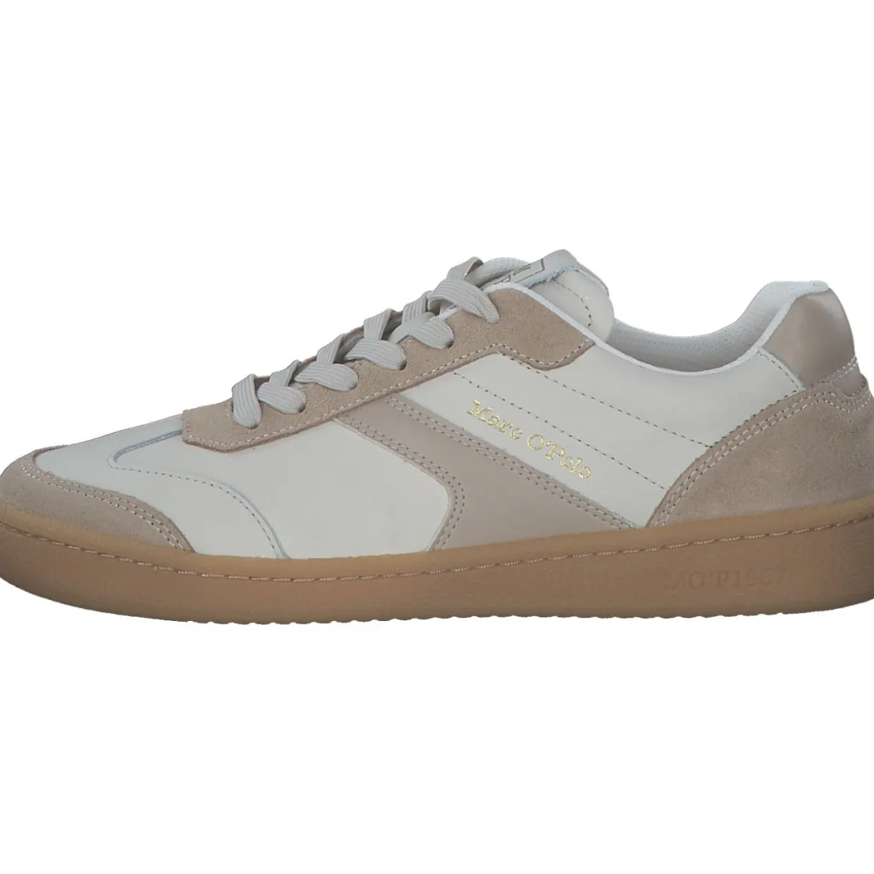 MarcO`Polo 50116263, Schnürschuhe, Damen, WHITE/LIGHT DUSTY SAND