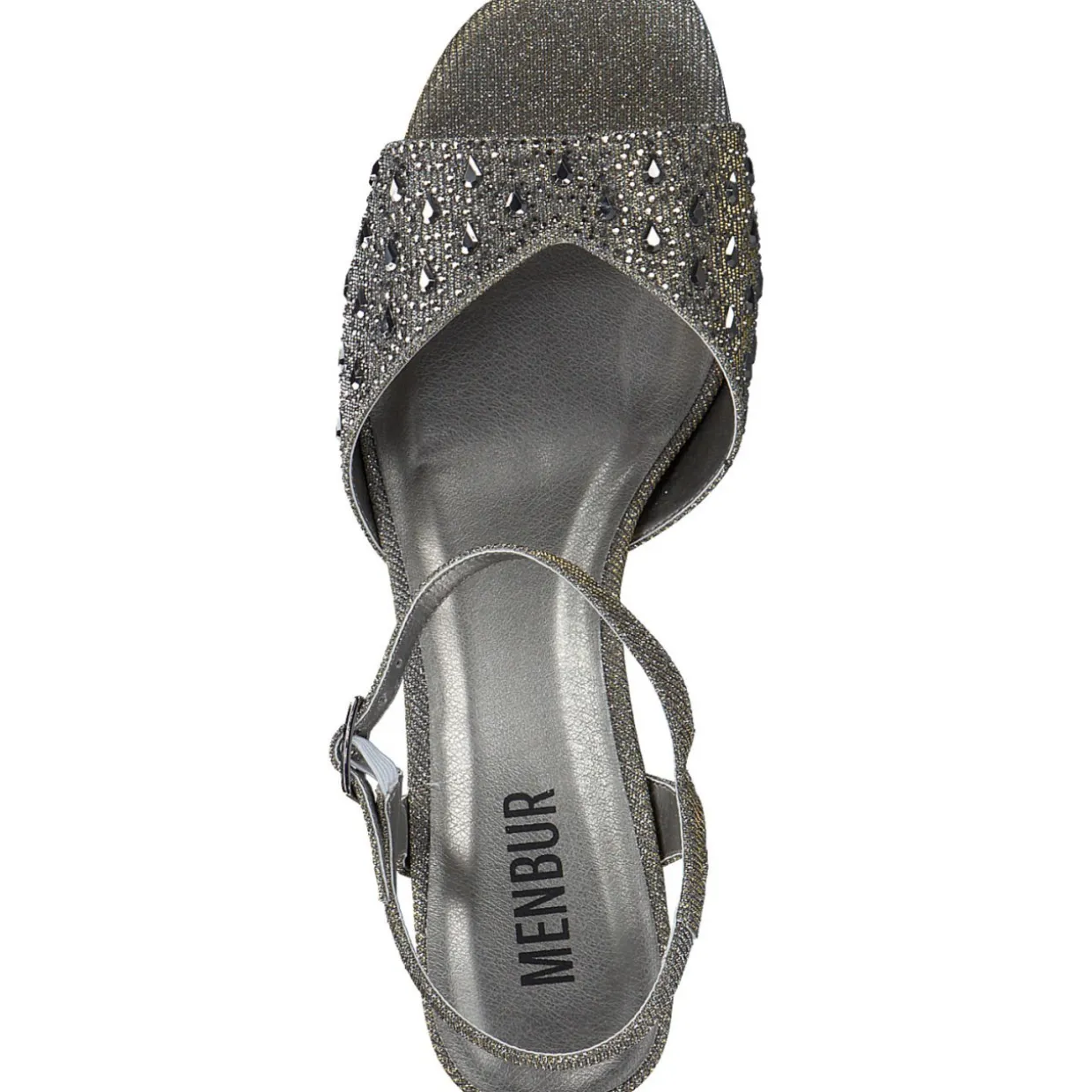 Menbur 24870, Plateau-Sandaletten, Damen, GREY