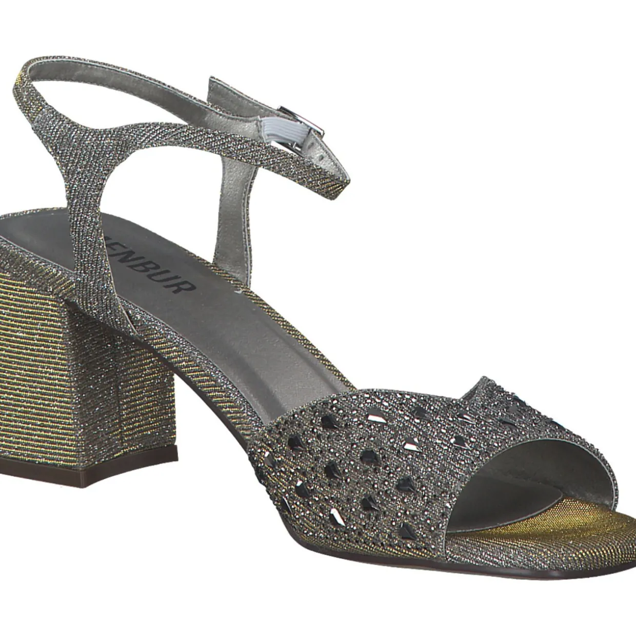 Menbur 24870, Plateau-Sandaletten, Damen, GREY