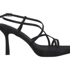 Menbur 24717, Plateau-Sandaletten, Damen, Schwarz
