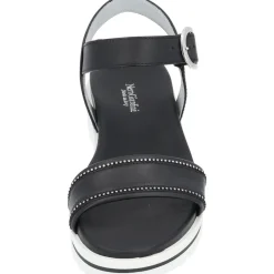 NeroGiardini E307812D, Keilsandaletten, Damen, Schwarz (Black)