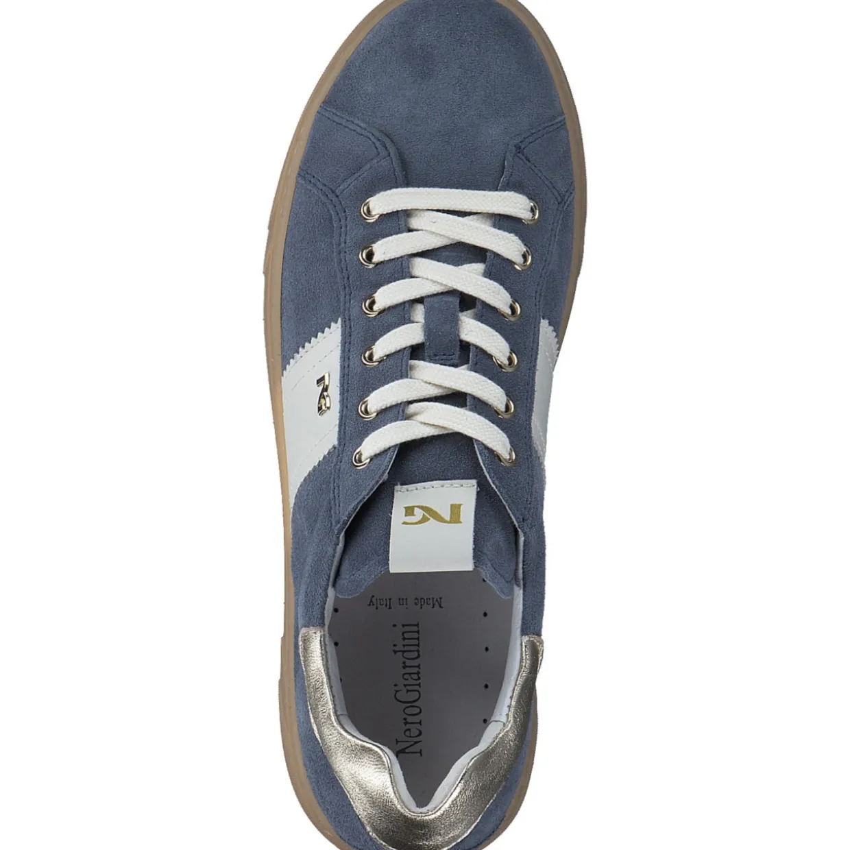NeroGiardini E513004D, Schnürschuhe, Damen, avio/osso
