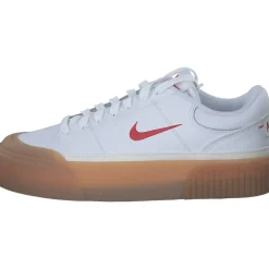 Nike Court Legacy Lift FV5526, Schnürschuhe, Damen, white/univ red-gum yellow-sail