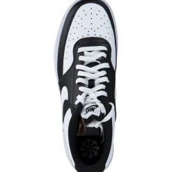 Nike DH3158-003 Court Vision Low, Schnürschuhe, Damen, schwarz/weiß