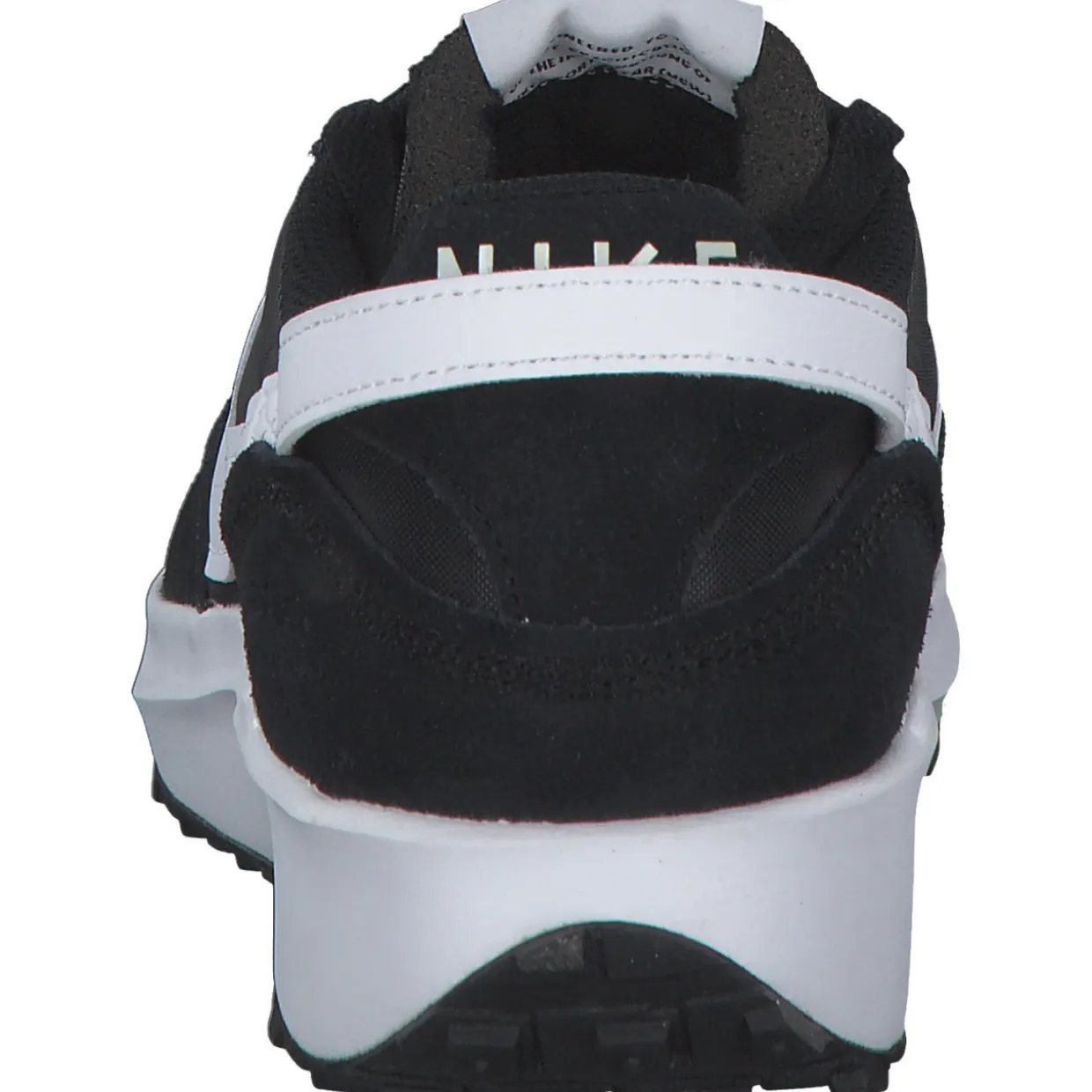Nike Waffle Debut DH9523, Sneakers Low, Damen, BLACK/WHITE-ORANGE-CLEAR