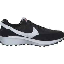 Nike Waffle Debut DH9523, Sneakers Low, Damen, BLACK/WHITE-ORANGE-CLEAR