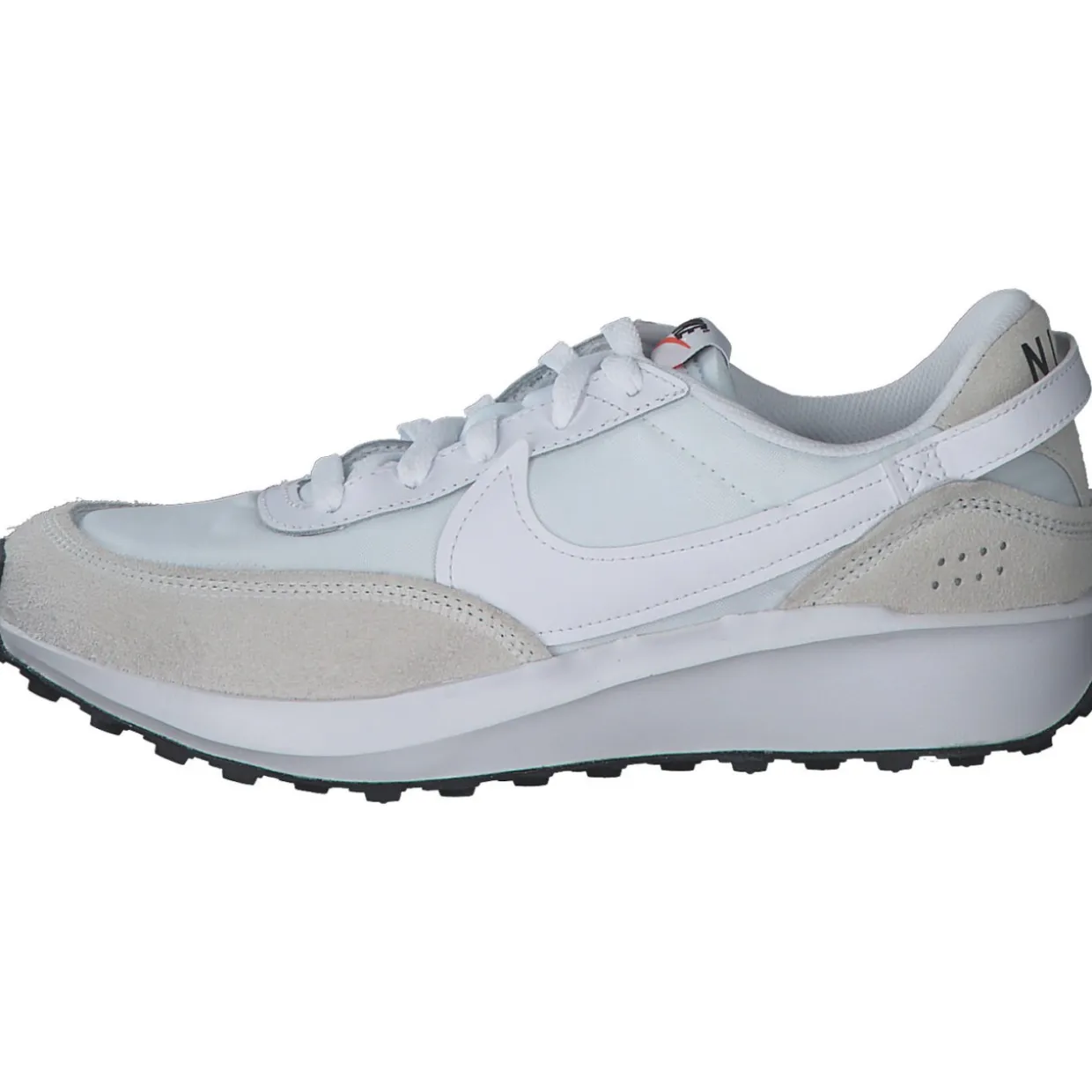 Nike Waffle Debut DH9523, Sneakers Low, Damen, white/black/orange