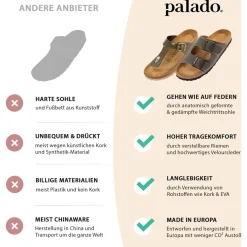 Palado Arrila, Pantoletten, Damen, Schwarz Lack