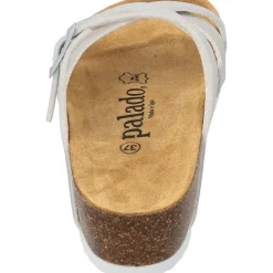 Palado Balmur, Pantoletten, Damen, Weiß Metallic