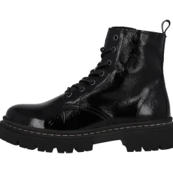 Palado Biak, Schnürstiefeletten, Damen, Schwarz Lack