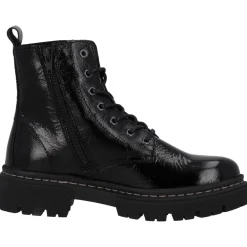 Palado Biak, Schnürstiefeletten, Damen, Schwarz Lack