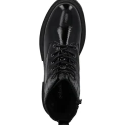 Palado Biak, Schnürstiefeletten, Damen, Schwarz Lack