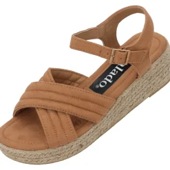 Palado Bolognia, Riemchensandalen, Damen, Braun