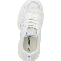 Palado Borgan, Sneakers Low, Damen, Weiß/Silber