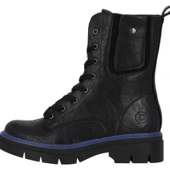 Palado Jazzly by Sila Sahin, Schnürstiefel, Damen, Schwarz/Blau